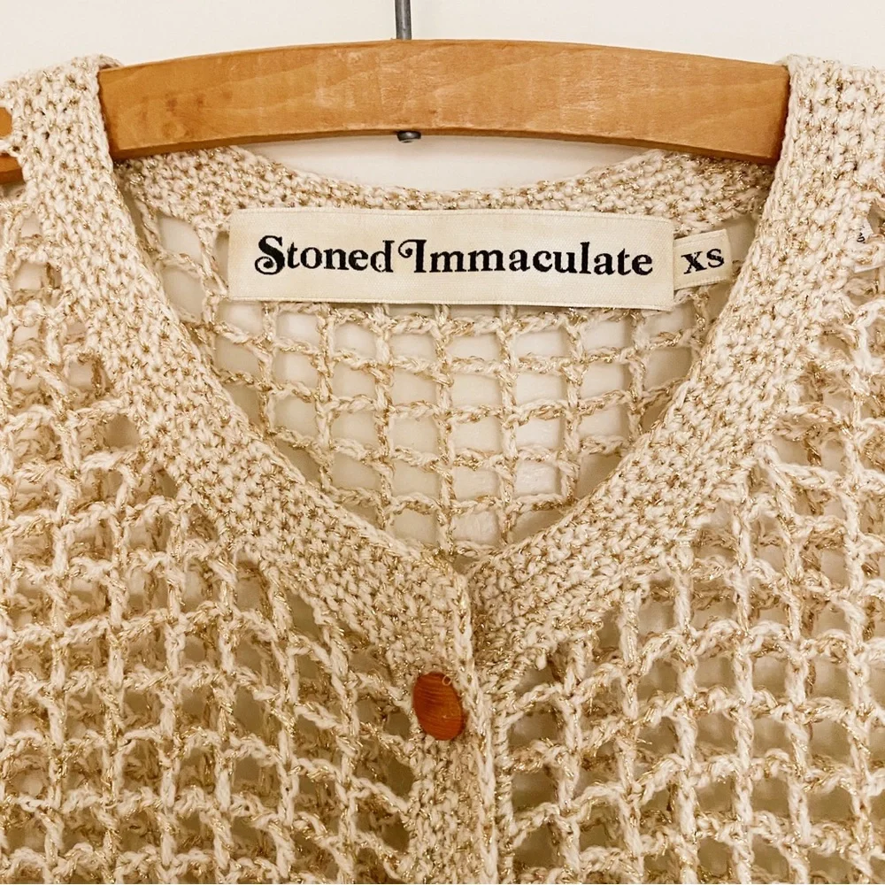 Stoned Immaculate Birkin Crochet Dress in XS, Like New - Picture 5 of 6